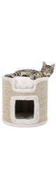 Домик-башня "TRIXIE" для кошек Ria, д-р 37 см, высота 37см, светлосерый/натуральный в Зоомагазин "Природа"