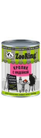 Консервы ZooRing для кошек кусочки в желе Кролик с индейкой, 400 г в Зоомагазин "Природа"