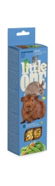 Little One Палочки для грызунов с овощами 2х60 г/ Лакомство для морских свинок, кроликов и шиншилл в Зоомагазин "Природа"