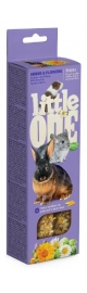 Little One Палочки для грызунов с травами и цветами 2х55 г/ Лакомство для морских свинок, кроликов и шиншилл в Зоомагазин "Природа"